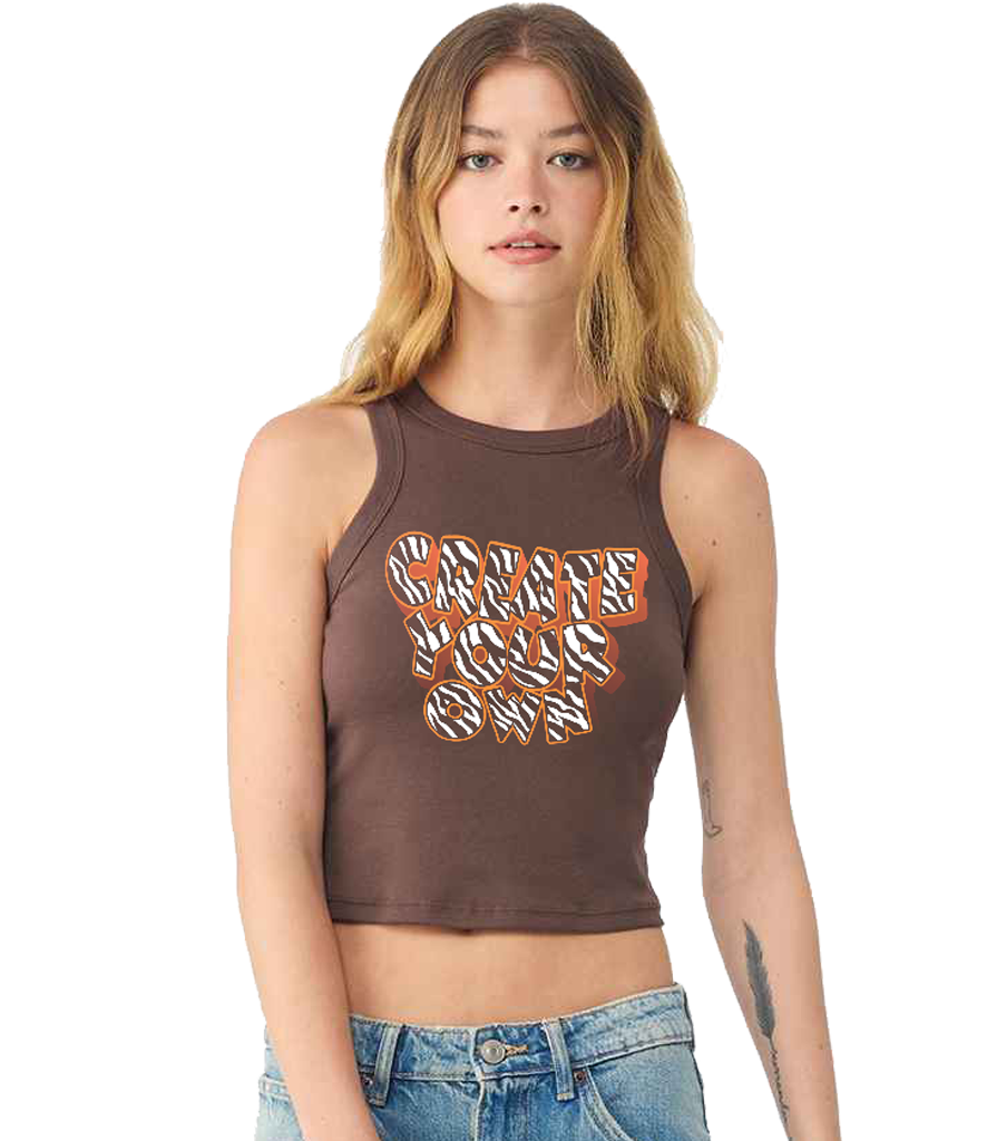 Women's baby racer tank top