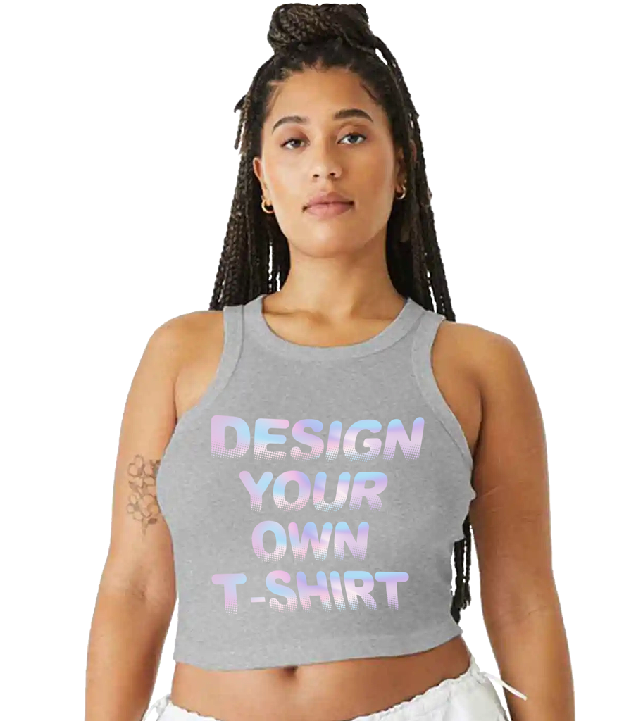 Women's baby racer tank top