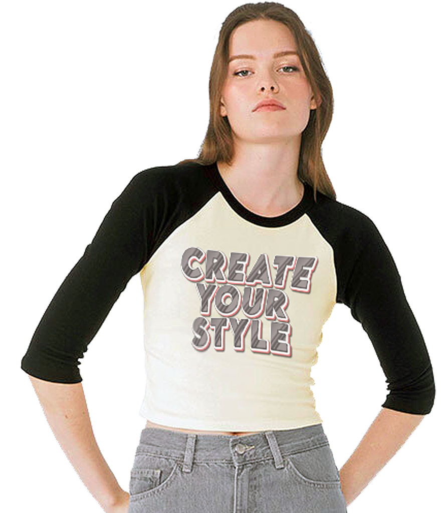Women's ¾ raglan baby t-shirt