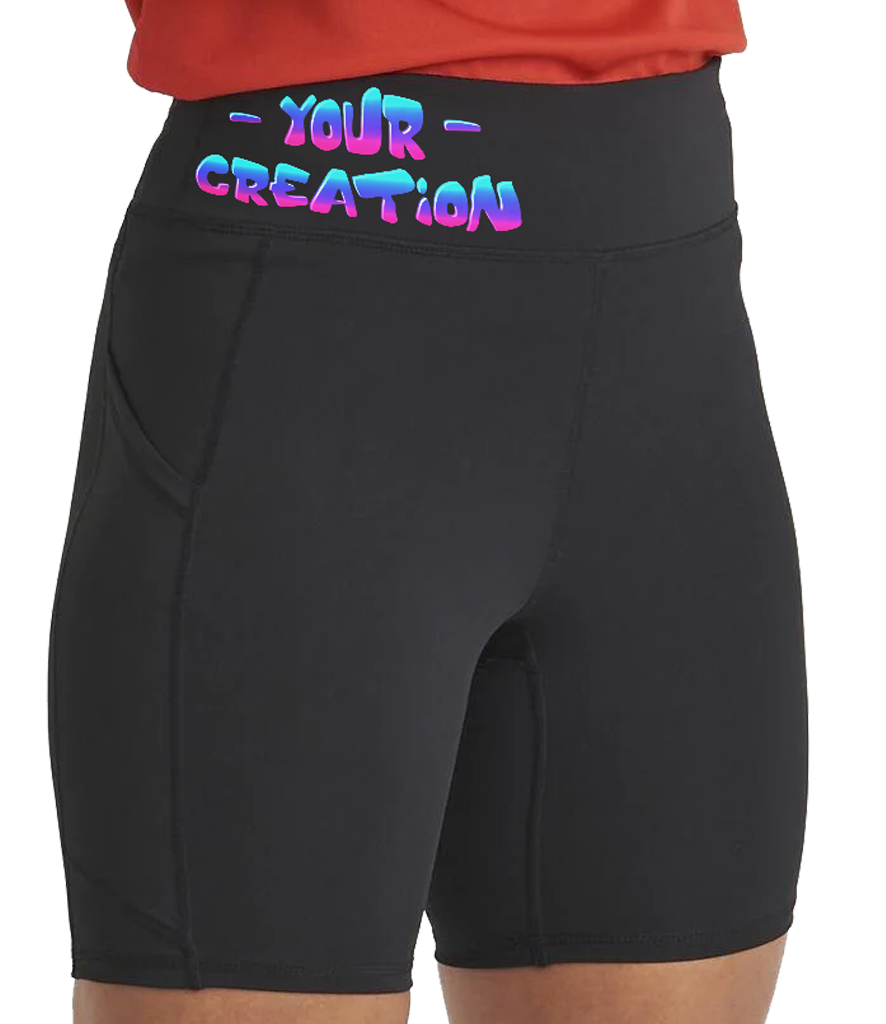Womens recycled sports shorts