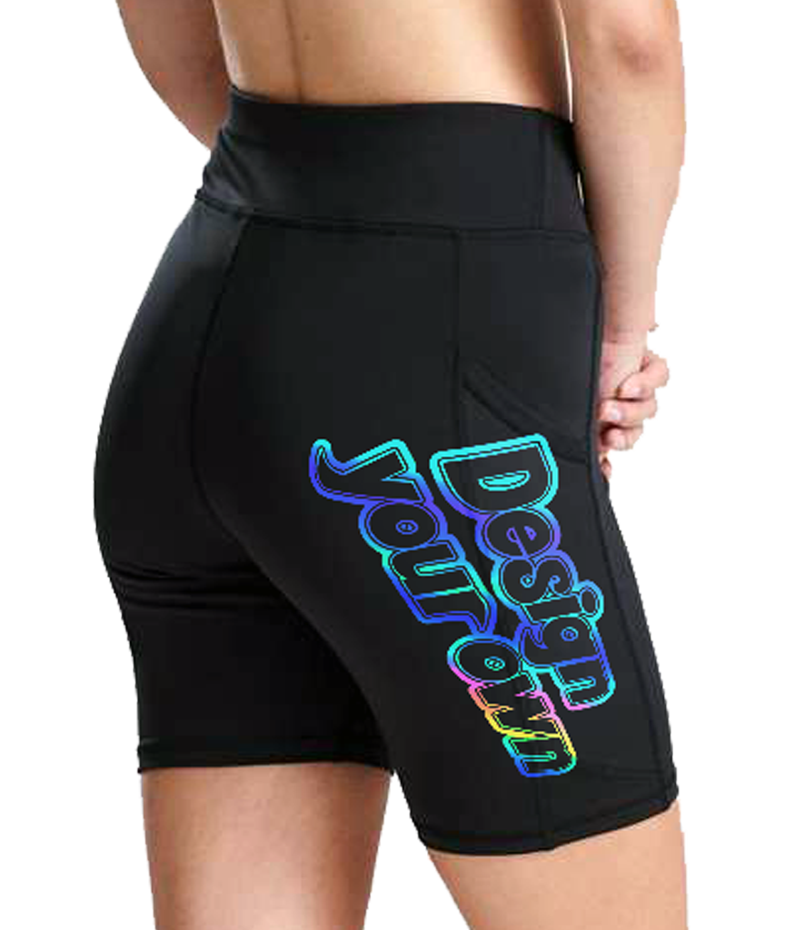 Womens recycled sports shorts