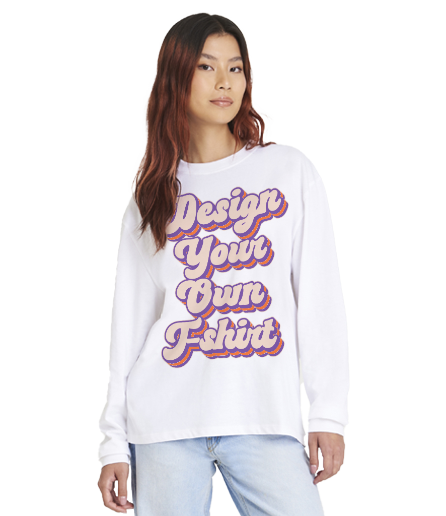 Unisex oversize long sleeve t-shirt