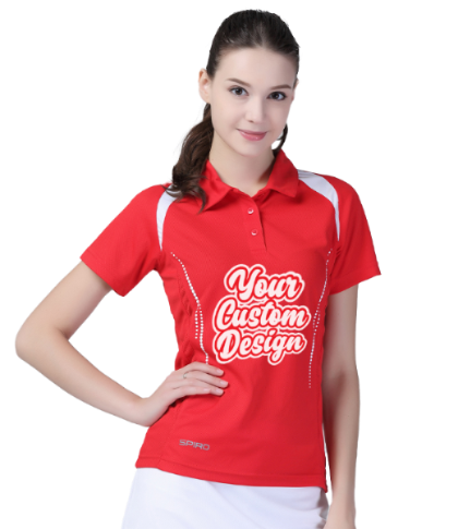 Women's sports polo shirt