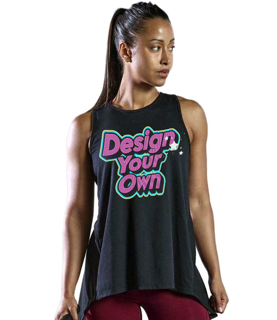 Women's open back vest Custom