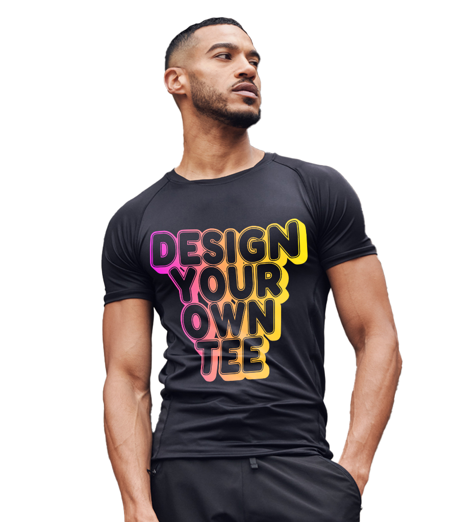 Slim-fit stretch sports t-shirt